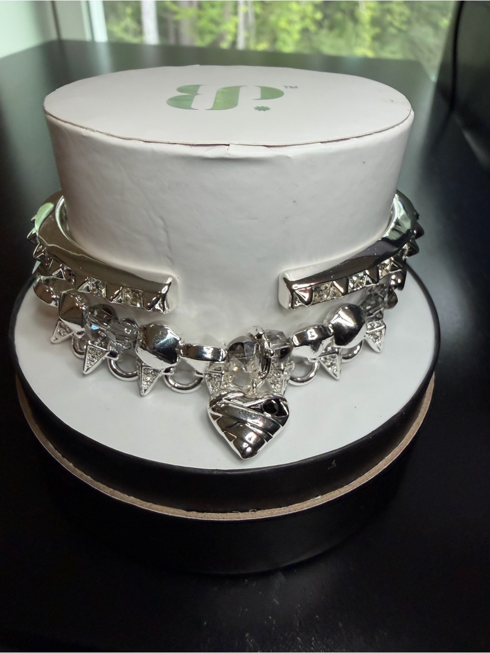2025 Halloween Stack Silver Heart Charm Bracelets